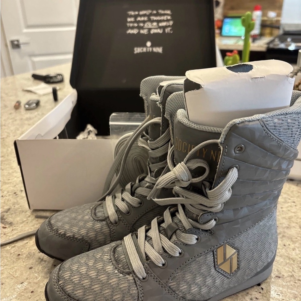 Society Nine Storm Gray Boxing Shoes